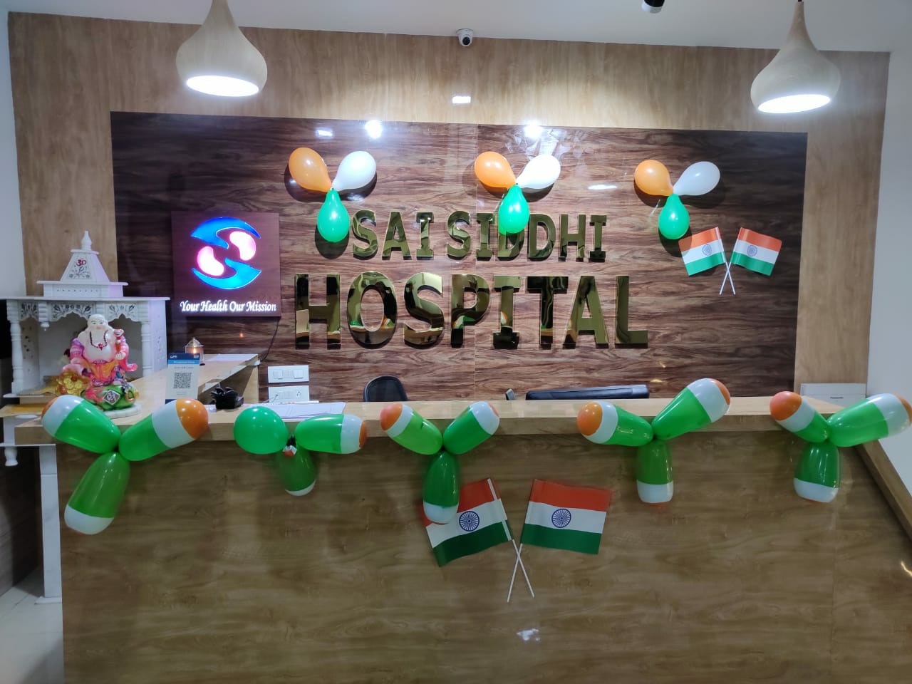 Sai siddhi hospital decoration